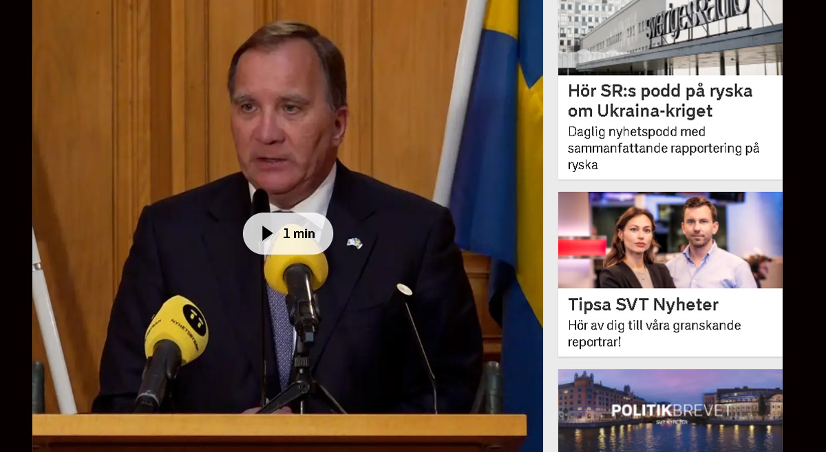 You are currently viewing När statsminister Stefan Löfven svajade på sanningen