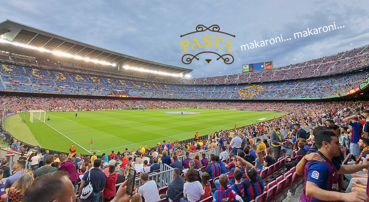 You are currently viewing Vad kan vara bättre än allsång på Camp Nou i España: Championi Makaroni 🎵